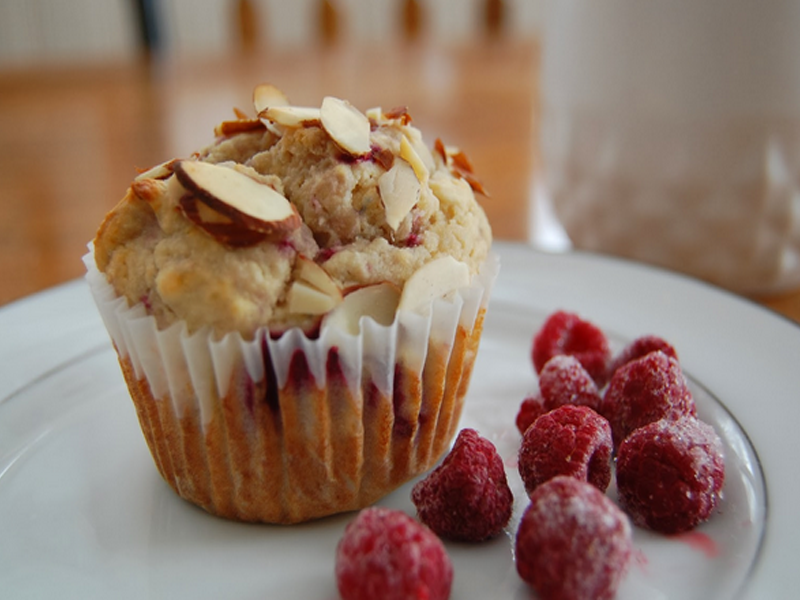 Almond- Berry Muffins
