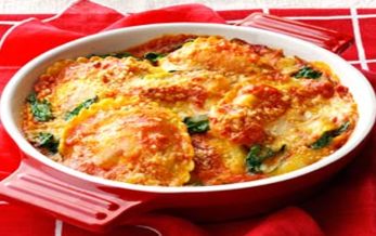 Spinach Stuffed Ravioli