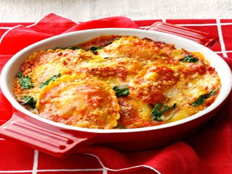 Spinach Stuffed Ravioli